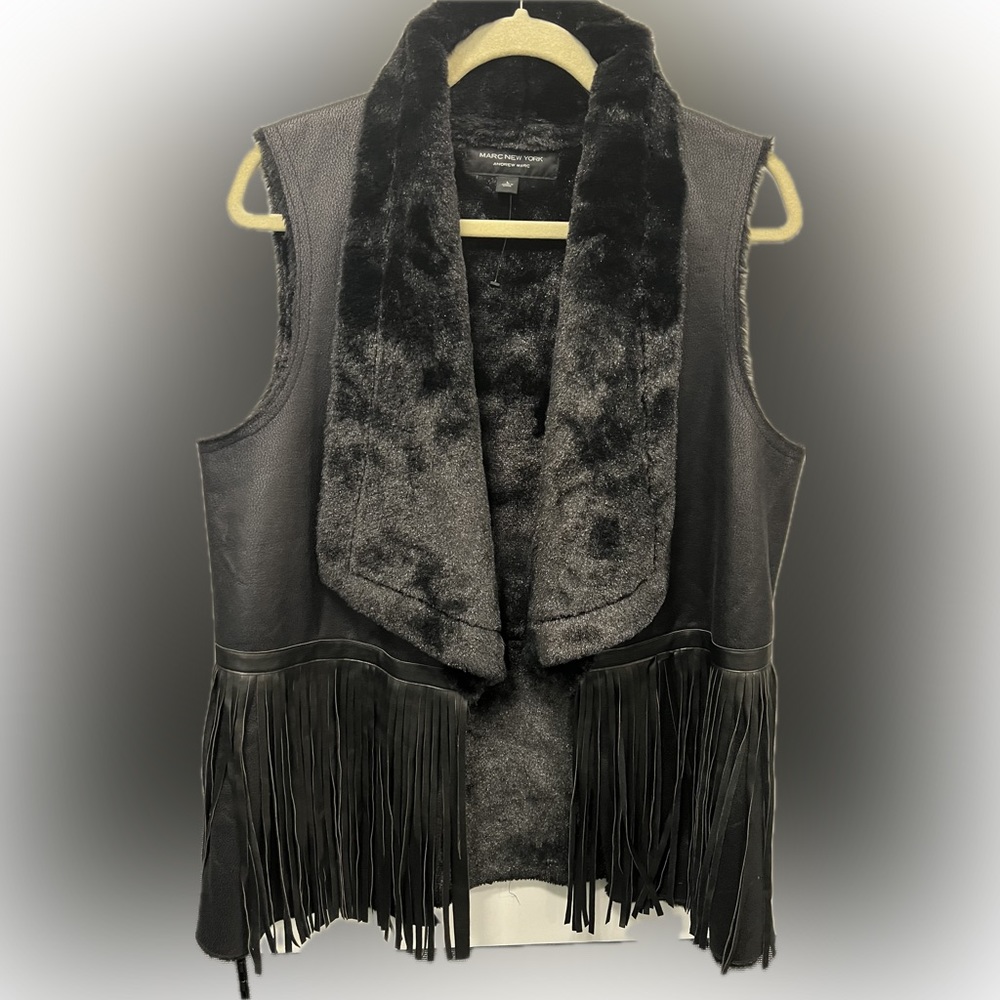 Marc New York - Andrew Marc leather vest